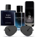 Coffret Noble Essence 3 perfumes y 1 par de gafas